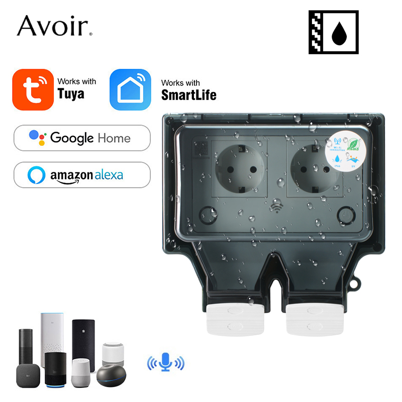 Outdoor Usb Power Strip - Avoir Tuya Wall Electrical Sockets Ip66