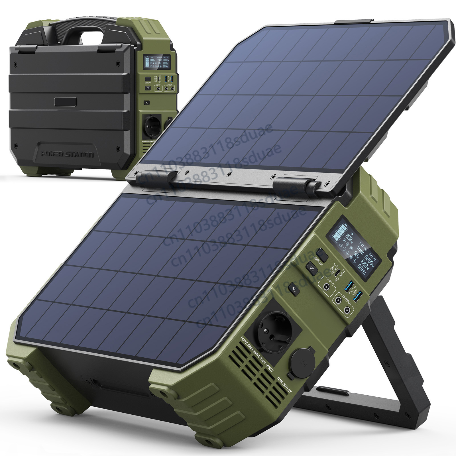 Panel Power Outdoor - 1600W Portable Power Station with Built-in