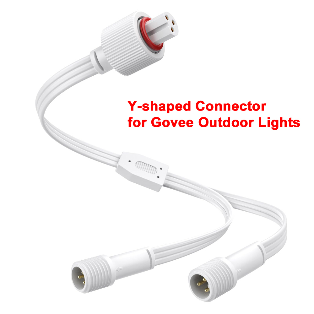 Extension Cord Outdoor - Y-shaped Connector for Govee Outdoor Lights
