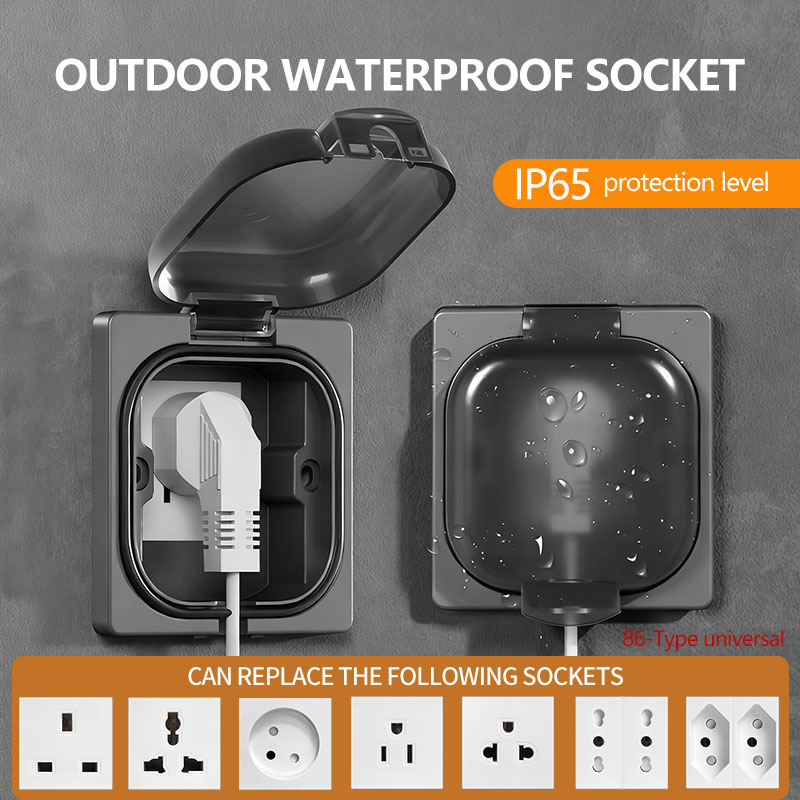 Outdoor Power Usa - IP65 Waterproof Outdoor Socket, 16A High
