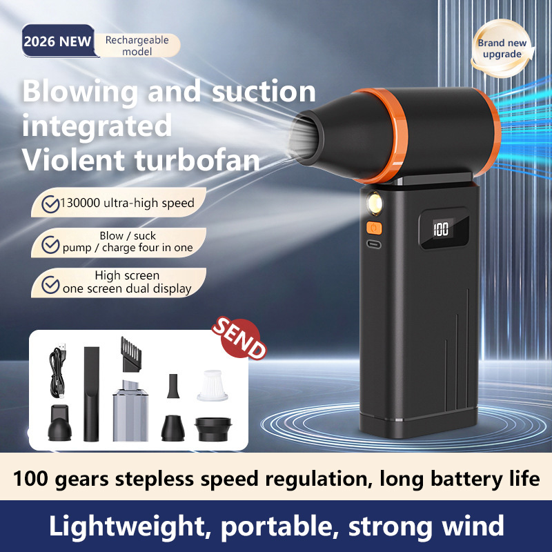 Outdoor Power Brush - Handheld Vacuum Cleaner 2-in-1 Suction Blow