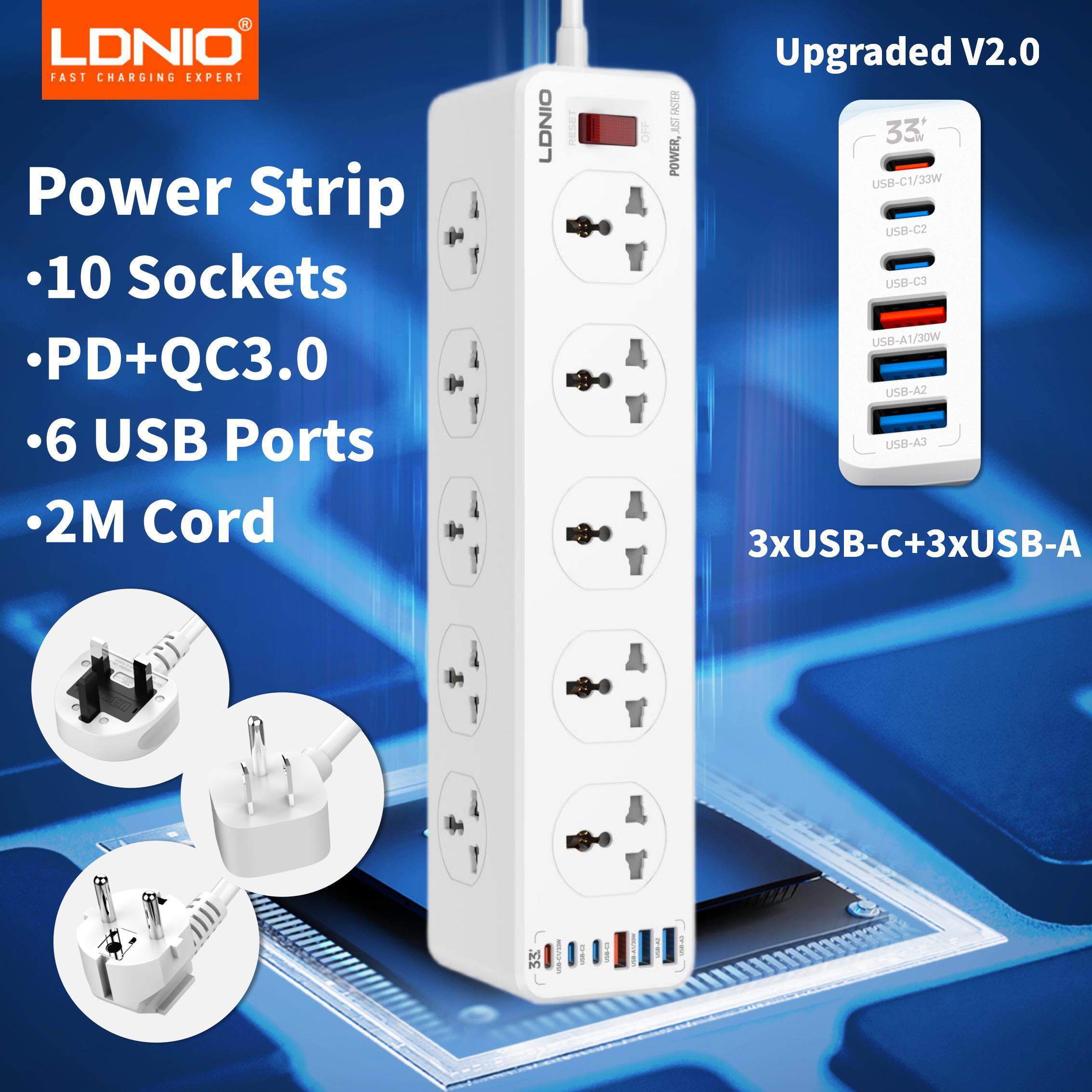 Outdoor Usb Power Strip - LDNIO UNIVERSAL OUTLET 2M Extension Socket