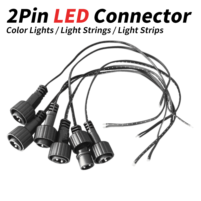 Extension Cord Outdoor - 2Pin LED Connector with 25cm Wire