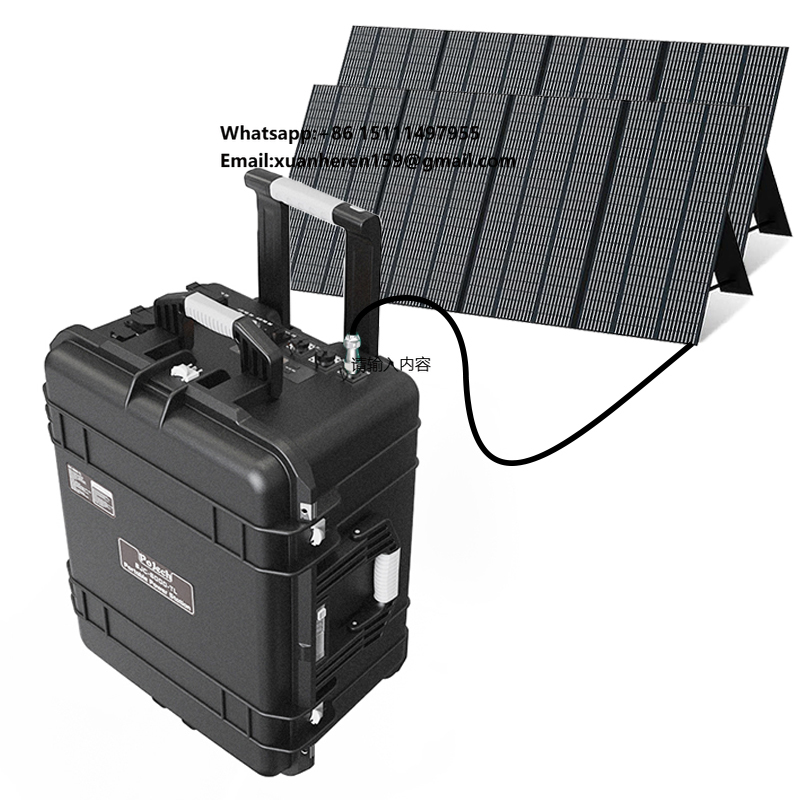 Outdoor Power Generator - Portable LiFePO4 Electric Solar Generator 6000W
