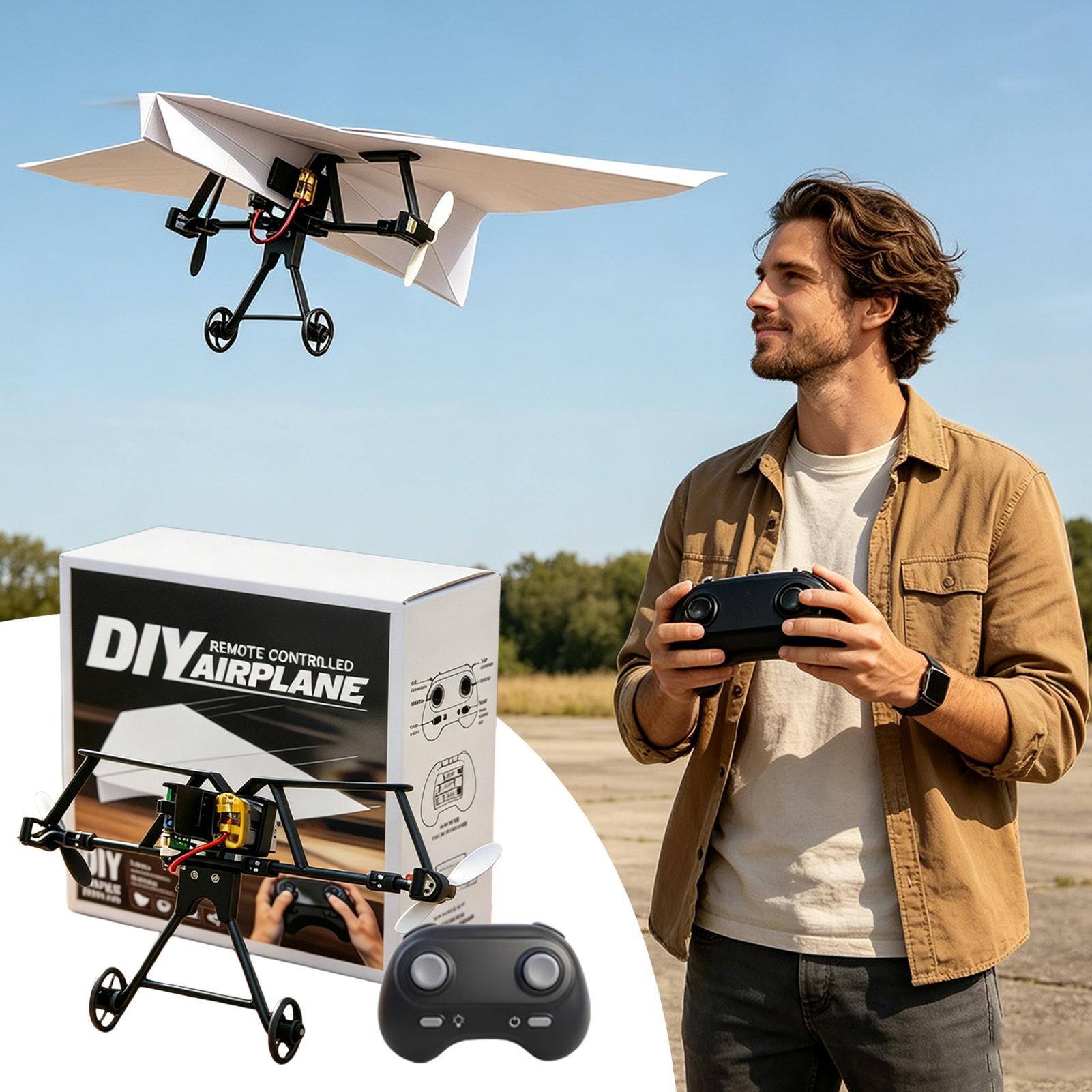 Outdoor Power Usa - DIY RC Paper Airplane Kit Garden