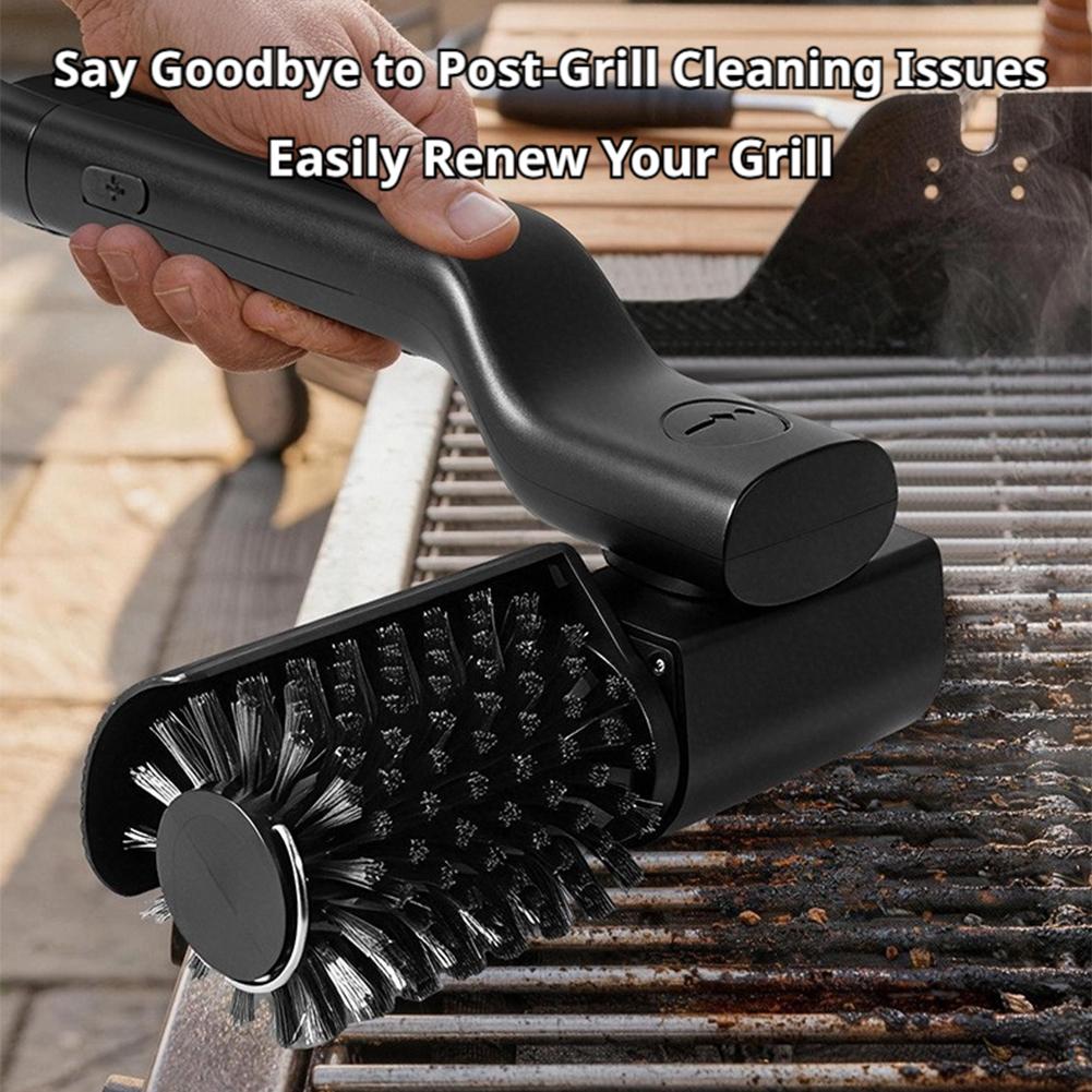 Electric Barbecue Grill Cleane - Outdoor Power Brush ulasan dan harga