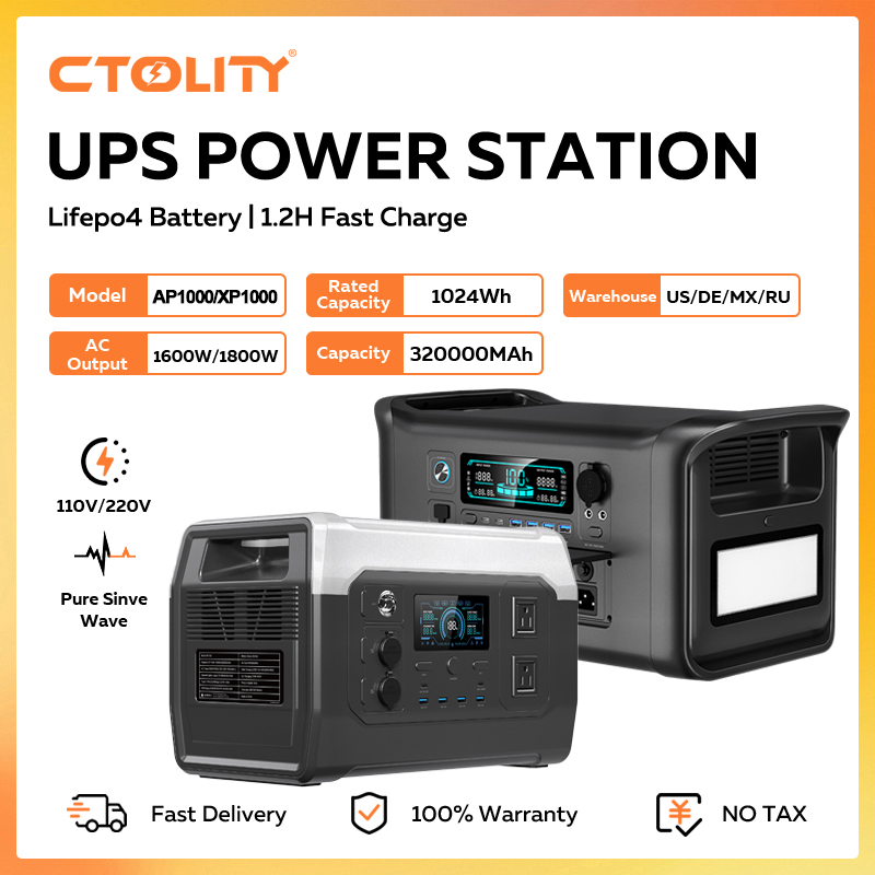 CTOLITY 1800W Portable Power S - Outdoor Power Generator ulasan dan harga