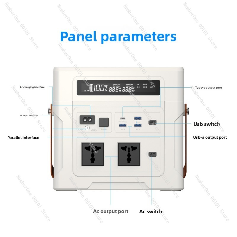 Portable 1000W Outdoor Power S - Outdoor Power Generator ulasan dan harga