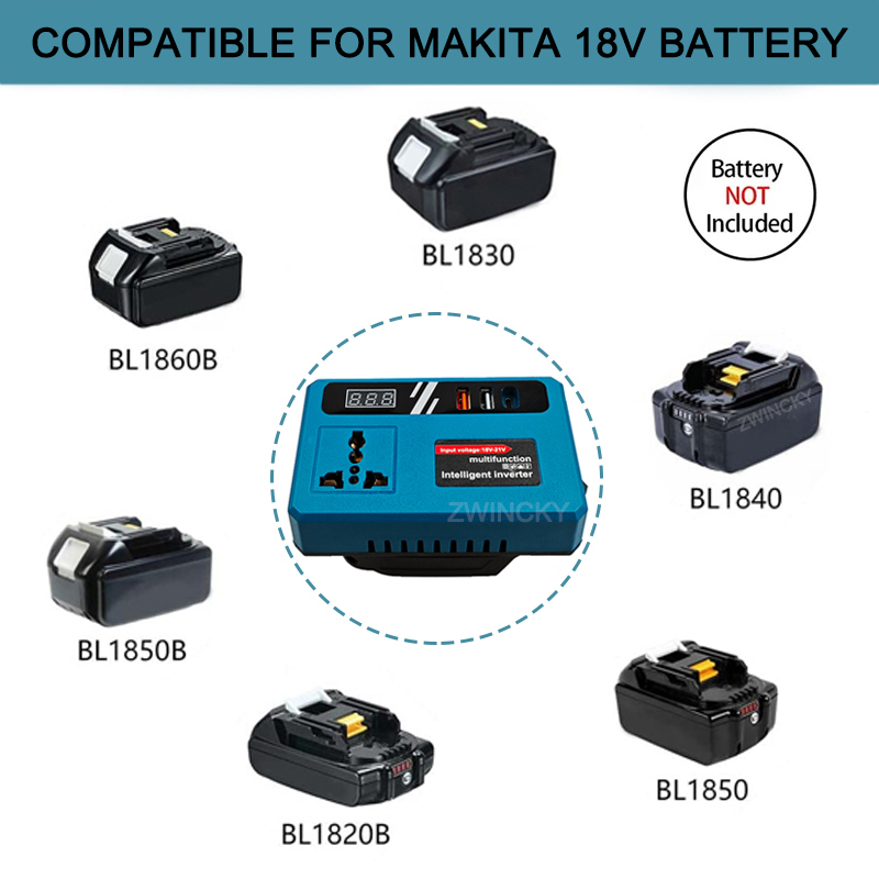 Power Inverter DC 18V To 220V  - Outdoor Power Usa ulasan dan harga