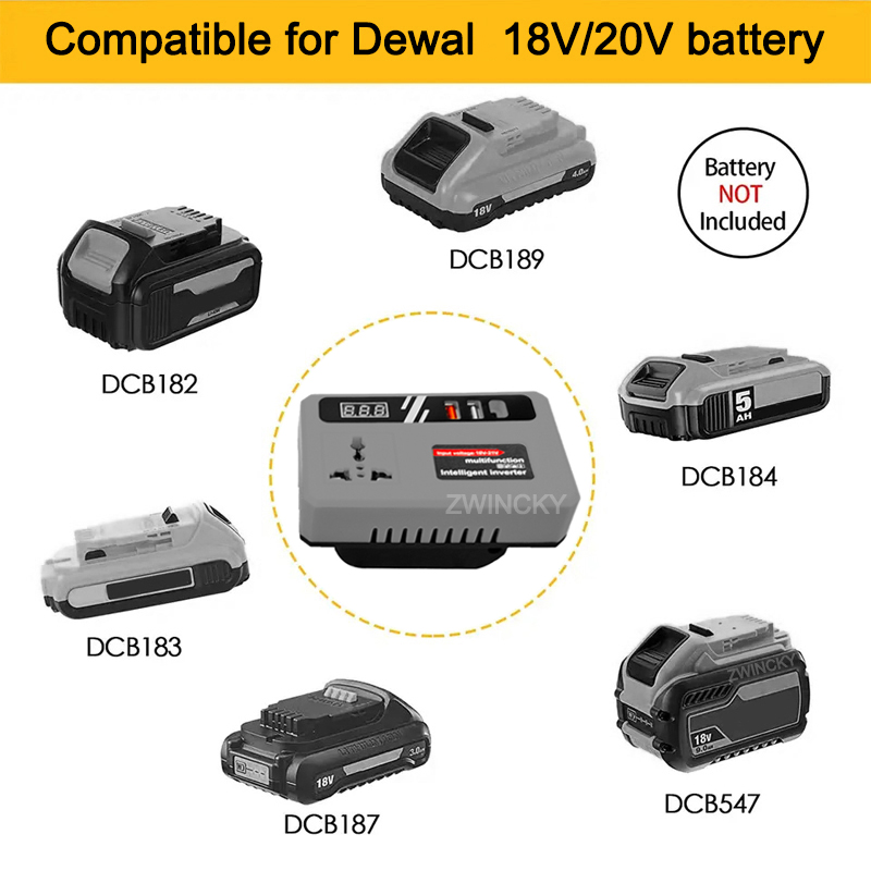 Power Inverter DC 18V To 220V  - Outdoor Power Usa ulasan dan harga