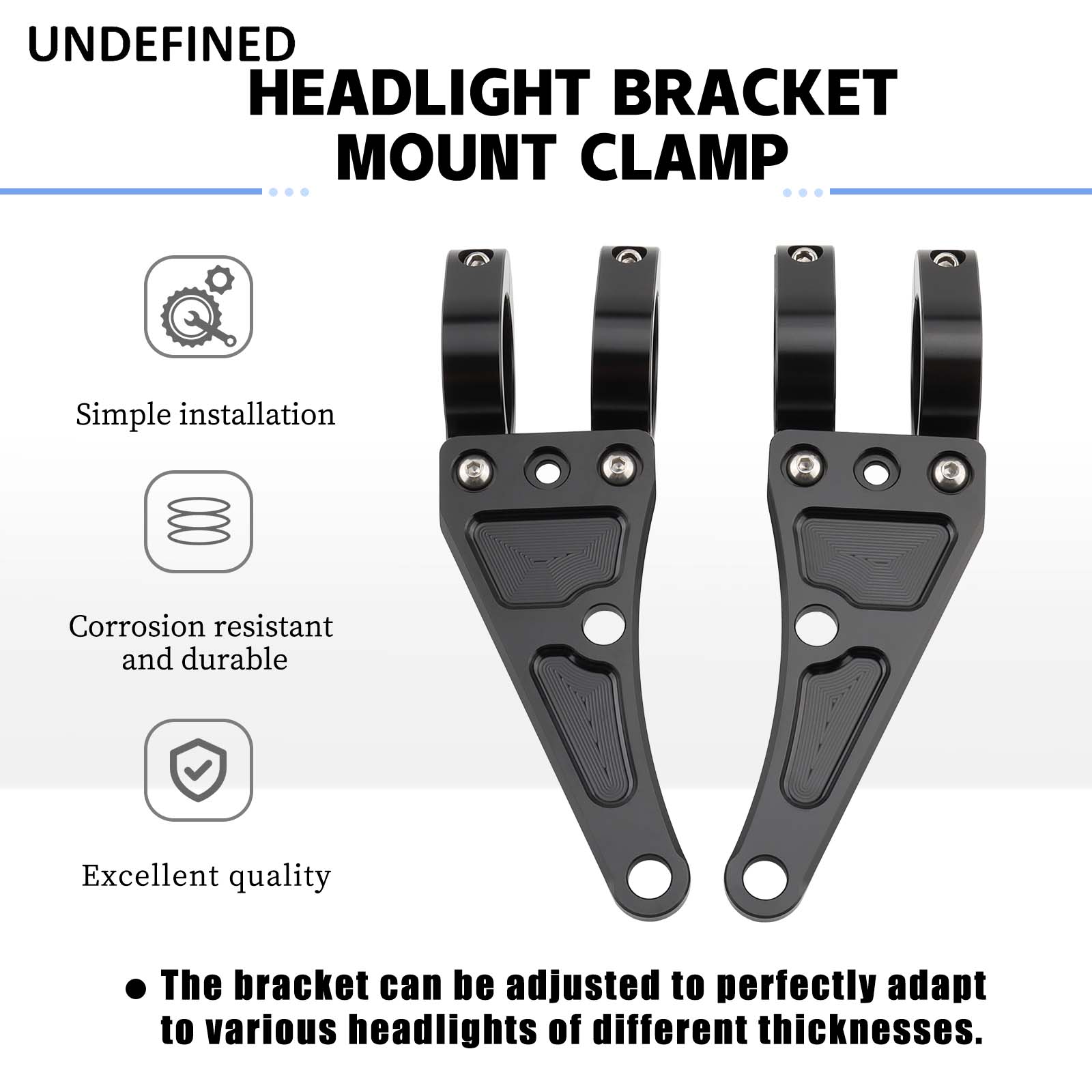 33mm-58mm Headlight Bracket Mo - Outdoor Power Usa ulasan dan harga