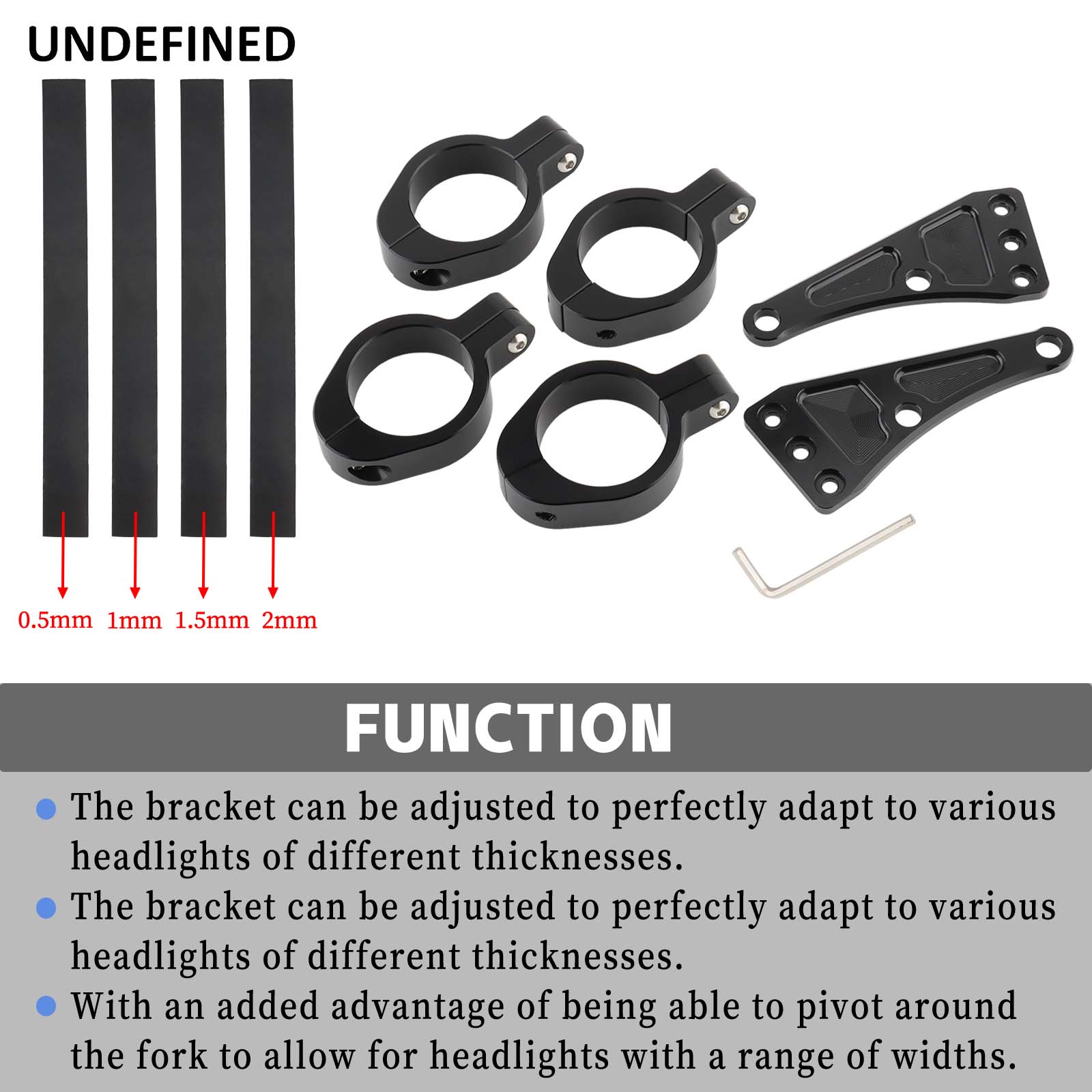 33mm-58mm Headlight Bracket Mo - Outdoor Power Usa ulasan dan harga