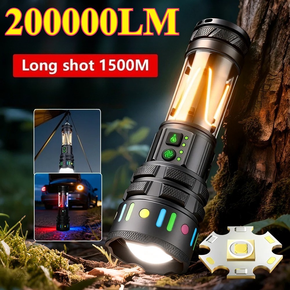 Powerful Ultra Bright LED Flas - Outdoor Power Meter ulasan dan harga