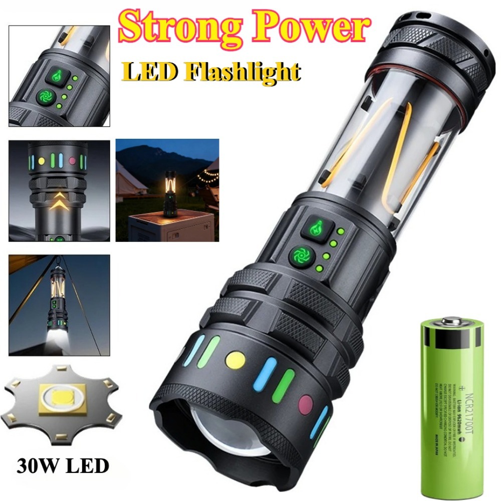 Powerful Ultra Bright LED Flas - Outdoor Power Meter ulasan dan harga