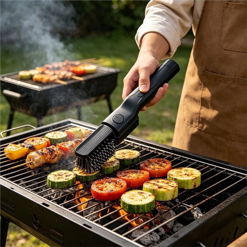 Powerful Electric Rotary Grill - Outdoor Power Brush ulasan dan harga