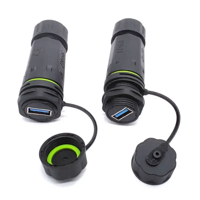 IP68 USB 3.0 Panel Type Plug S - Extension Cord Outdoor ulasan dan harga