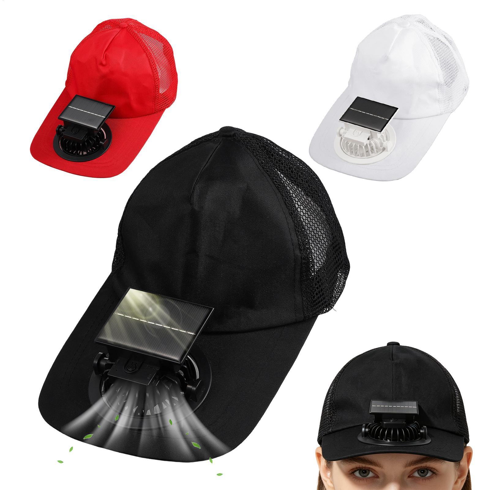 Solar Powered Fan Hat USB Char - Outdoor Power Block ulasan dan harga