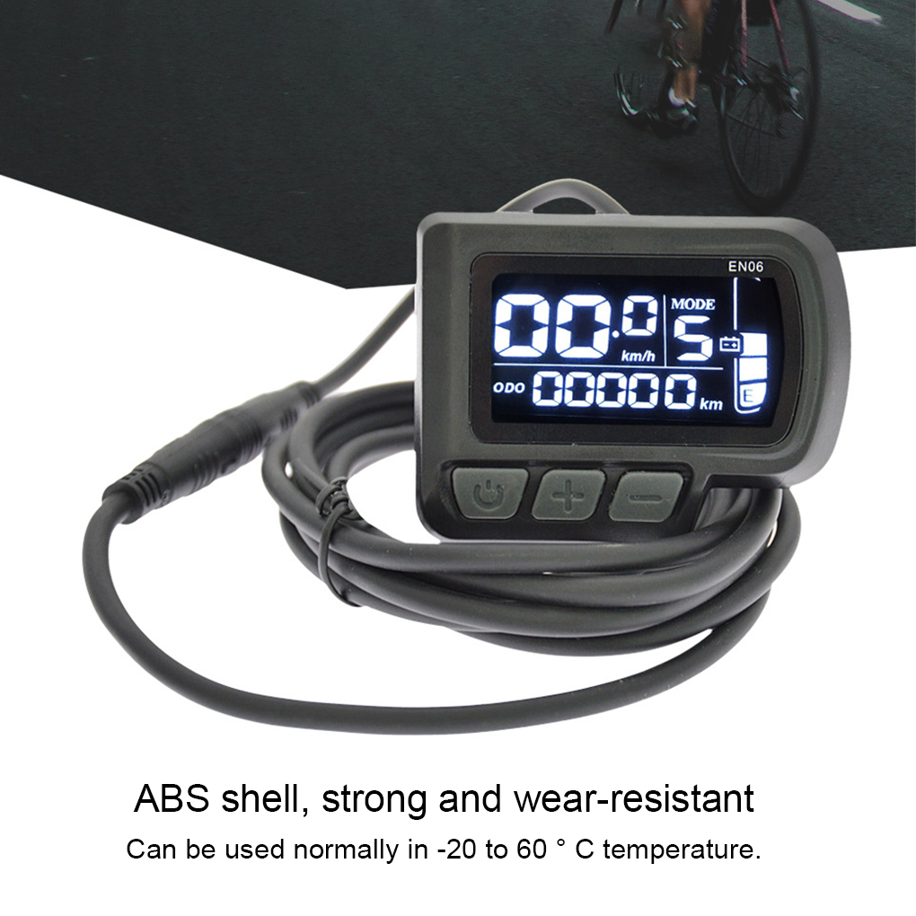 EN06 Electric Bike Meter LCD D - Outdoor Power Meter ulasan dan harga