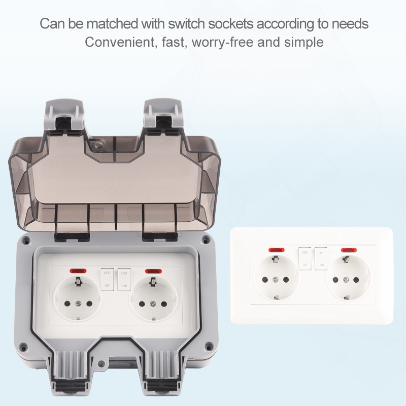 IP66 EU Germany Standard Water - Outdoor Usb Power Strip ulasan dan harga