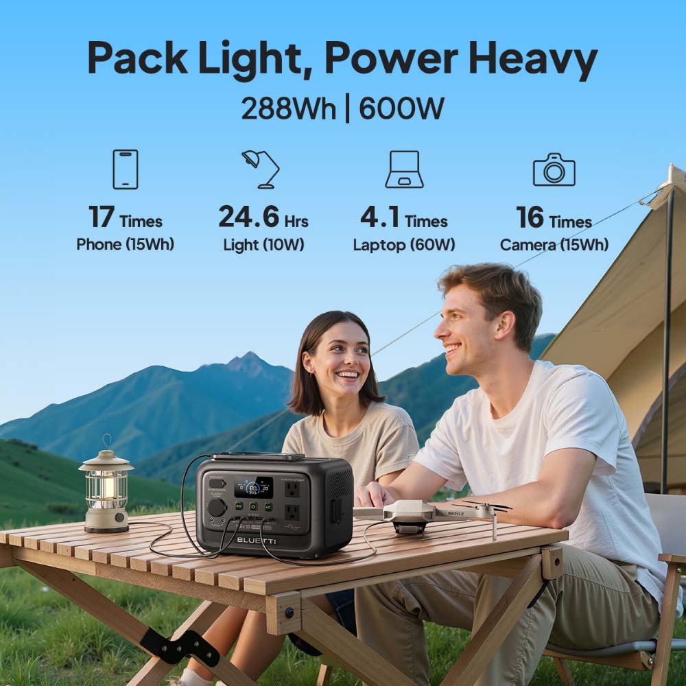 【Renew】BLUETTI Elite 30 V2 Por - Outdoor Power Generator ulasan dan harga