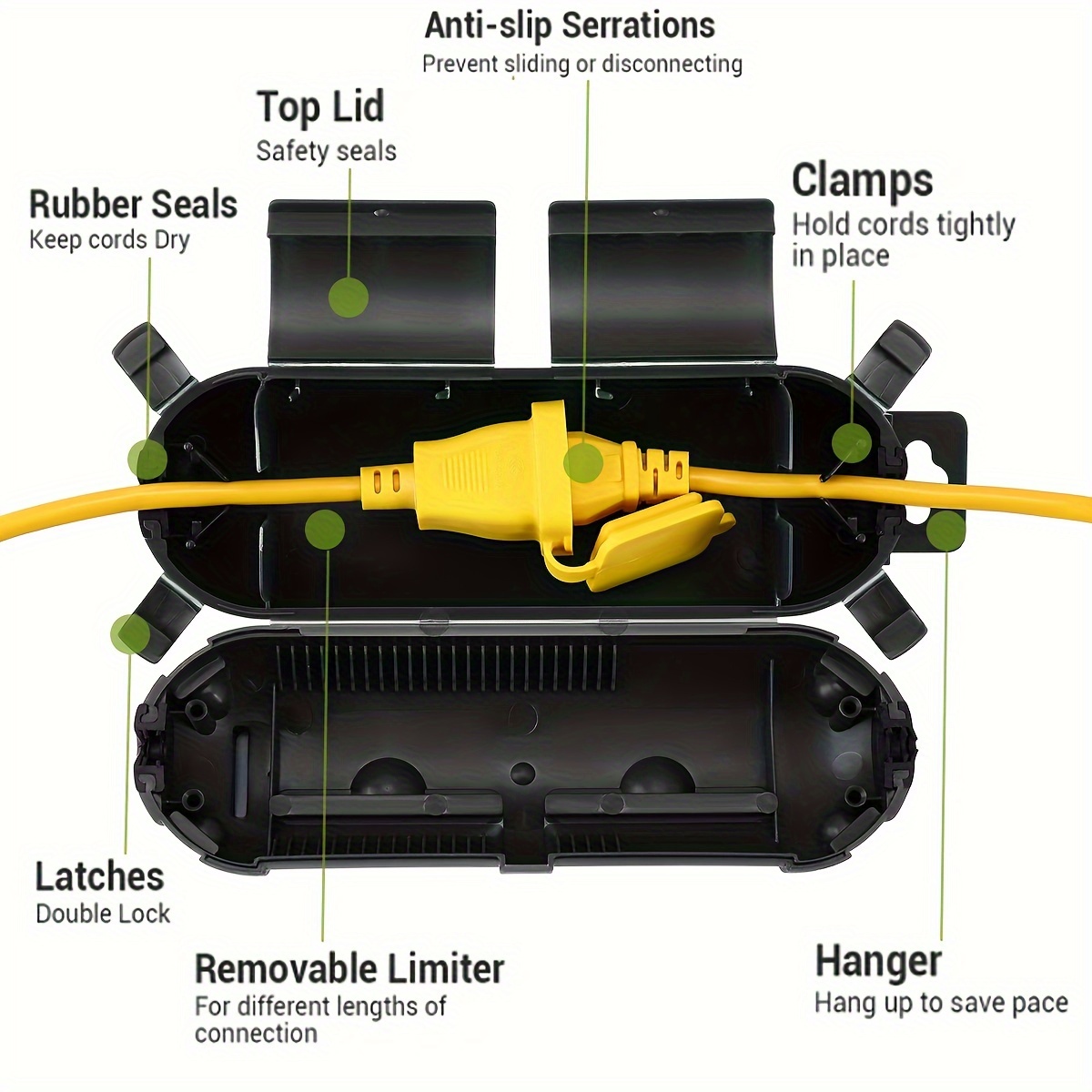 Extension Cord Plug Connection - Extension Cord Outdoor ulasan dan harga