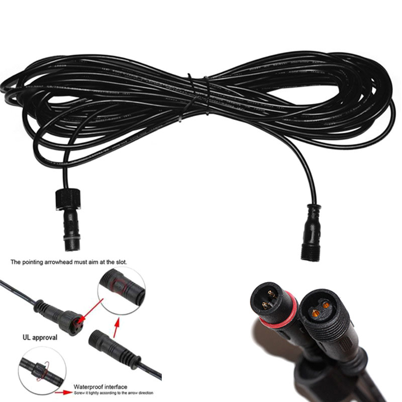 5m Double hole Plug Led Solar  - Extension Cord Outdoor ulasan dan harga