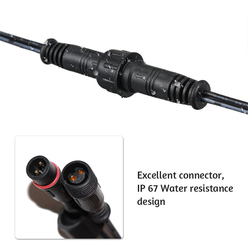 5m Double hole Plug Led Solar  - Extension Cord Outdoor ulasan dan harga
