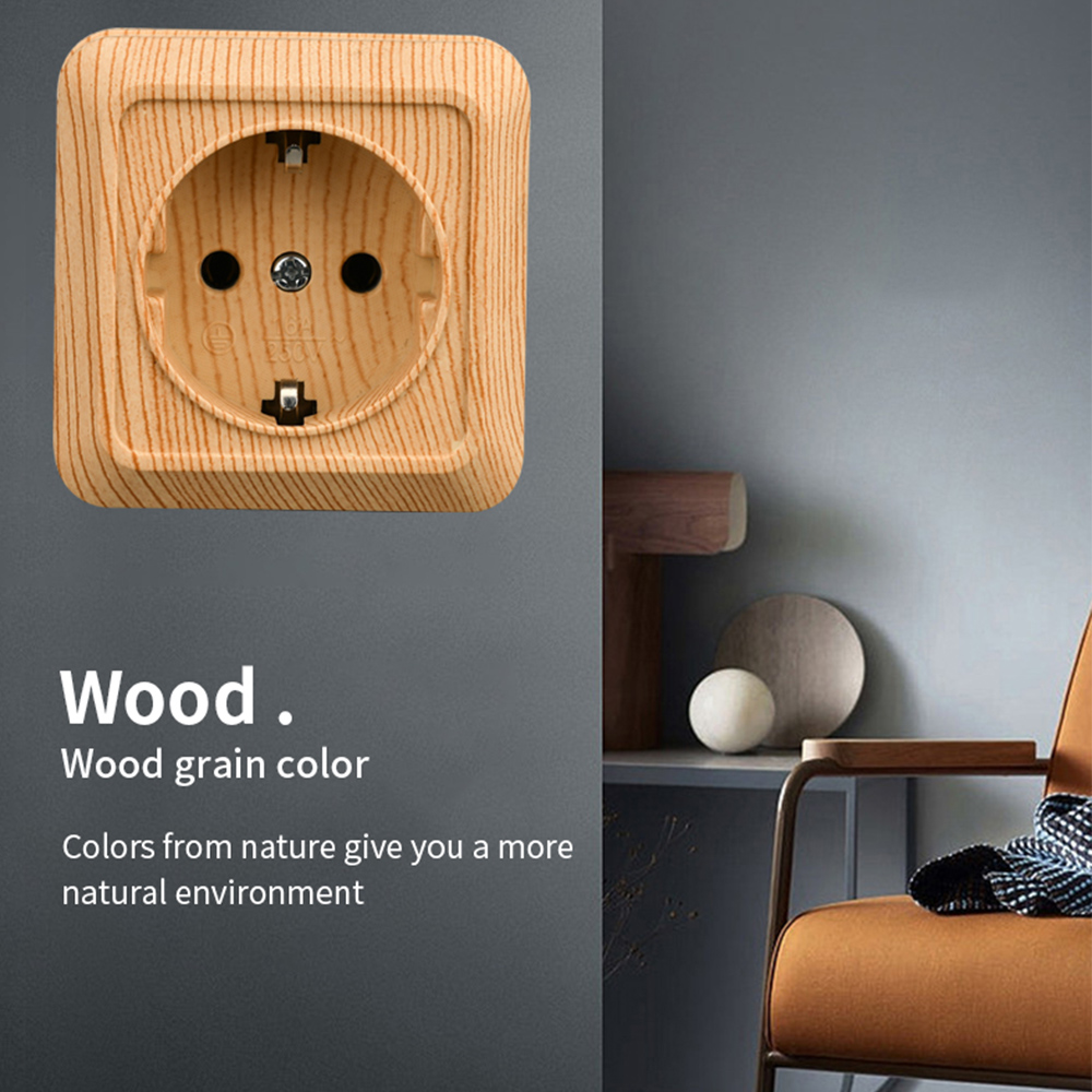 WESA Wooden Wall Surface Socke - Outdoor Power Usa ulasan dan harga