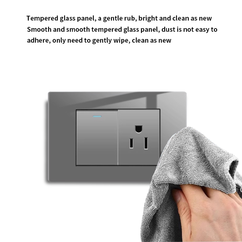 Us Standard Grey Tempered Glas - Outdoor Usb Power Strip ulasan dan harga