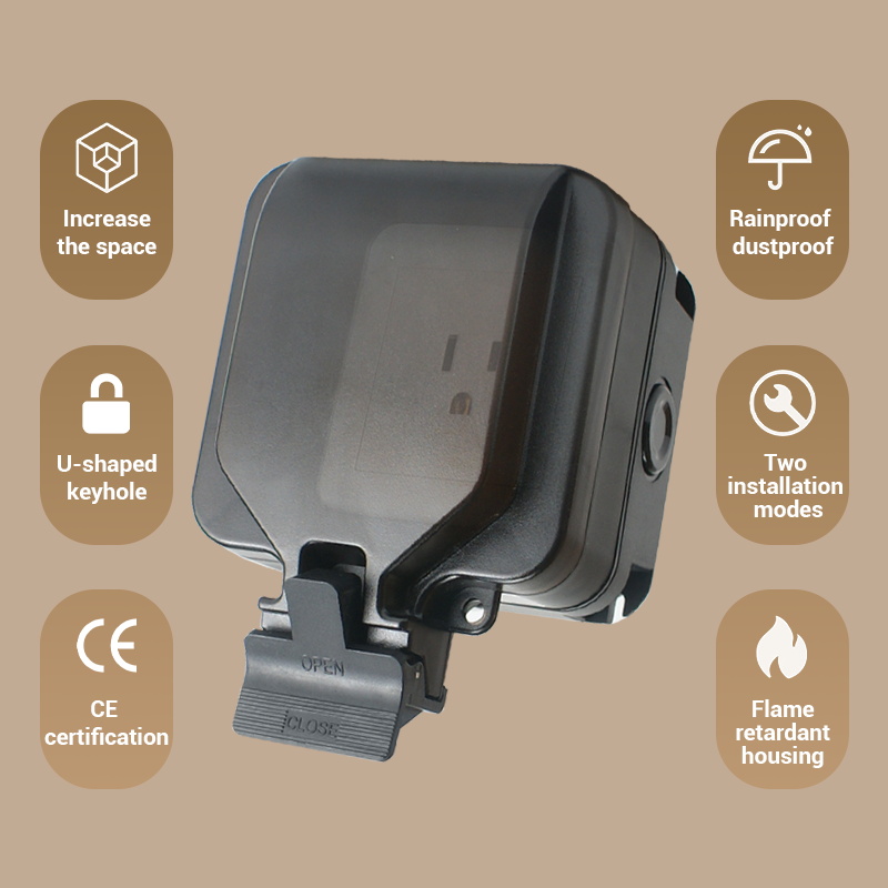 Avoir IP66 Wall Waterproof Soc - Outdoor Usb Power Strip ulasan dan harga