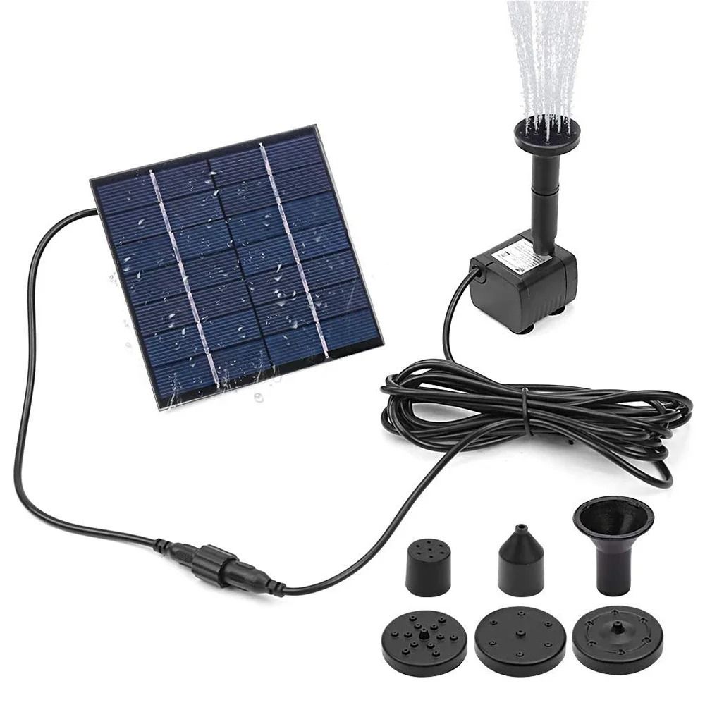 1.4W Mini Solar Fountain Pump  - Panel Power Outdoor ulasan dan harga