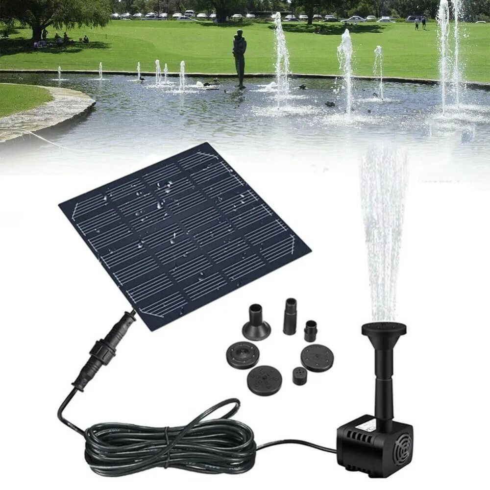 1.4W Mini Solar Fountain Pump  - Panel Power Outdoor ulasan dan harga