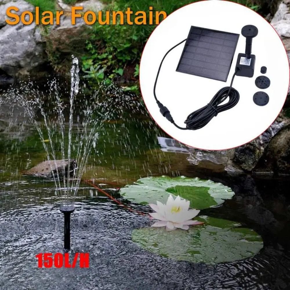 1.4W Mini Solar Fountain Pump  - Panel Power Outdoor ulasan dan harga