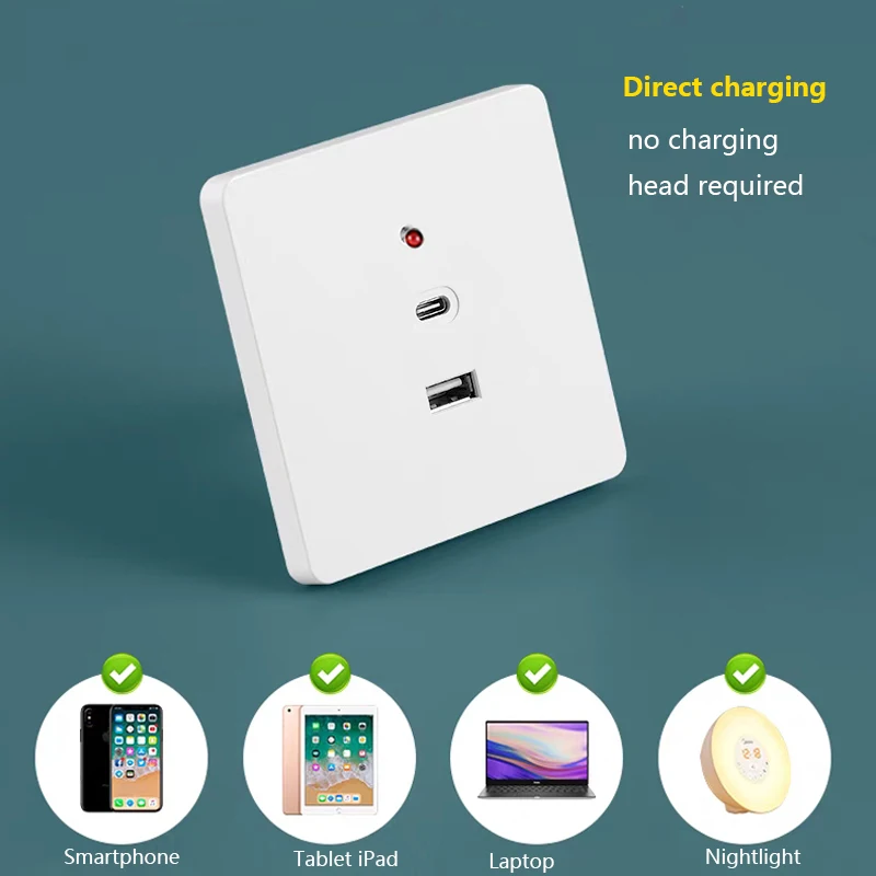 Black Universal Wall USB C Soc - Outdoor Usb Power Strip ulasan dan harga
