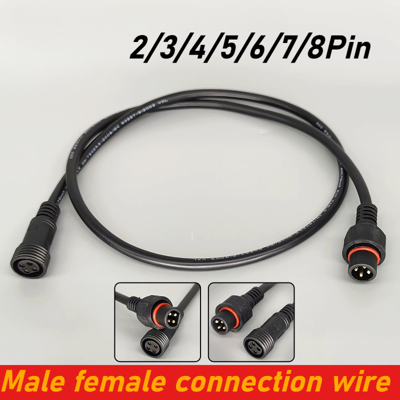 IP67 Waterproof 2 3 4 5 6 7 8  - Outdoor Power Line ulasan dan harga