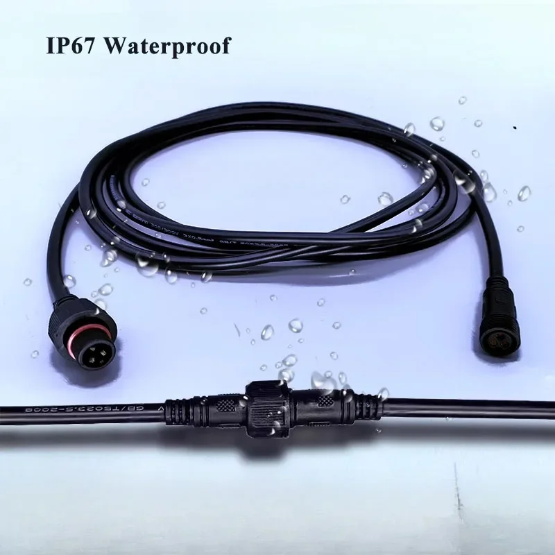 IP67 Waterproof 2 3 4 5 6 7 8  - Outdoor Power Line ulasan dan harga