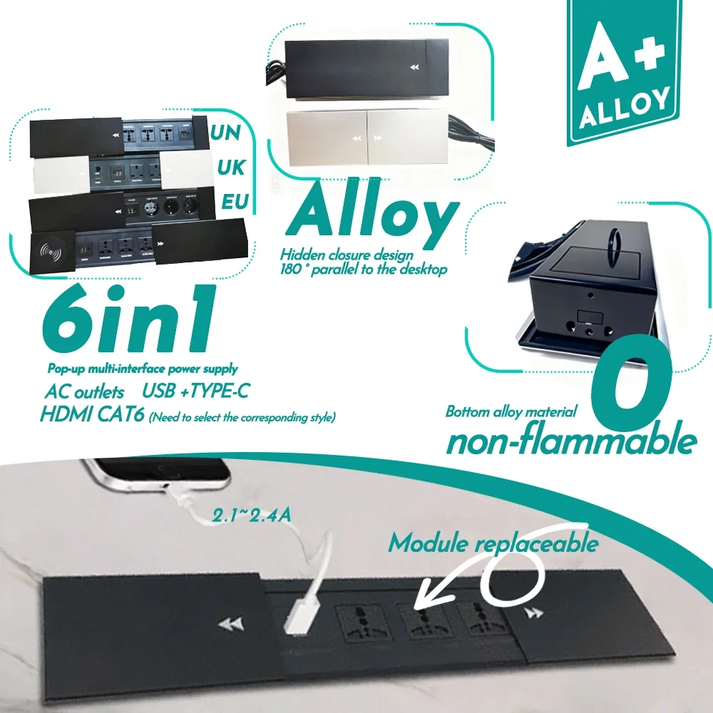 Table Hidden Socket Embedded 2 - Outdoor Usb Power Strip ulasan dan harga