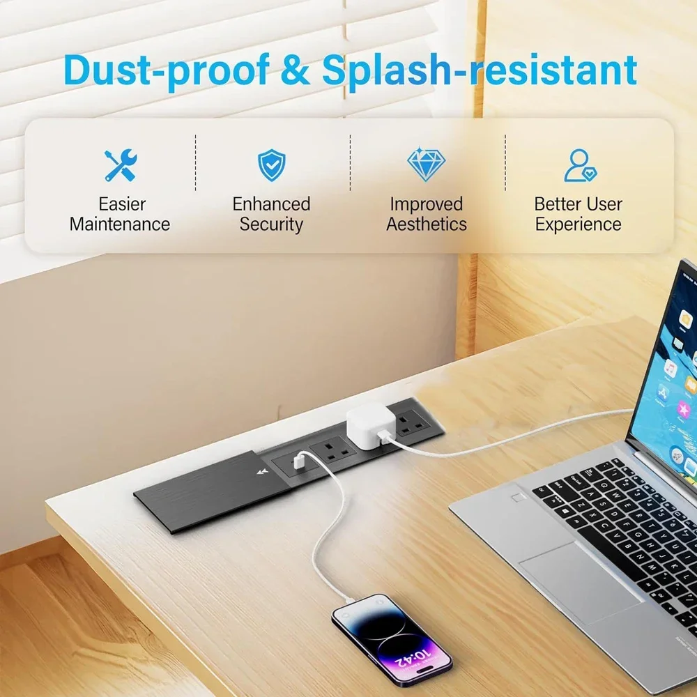 Table Hidden Socket Embedded 2 - Outdoor Usb Power Strip ulasan dan harga