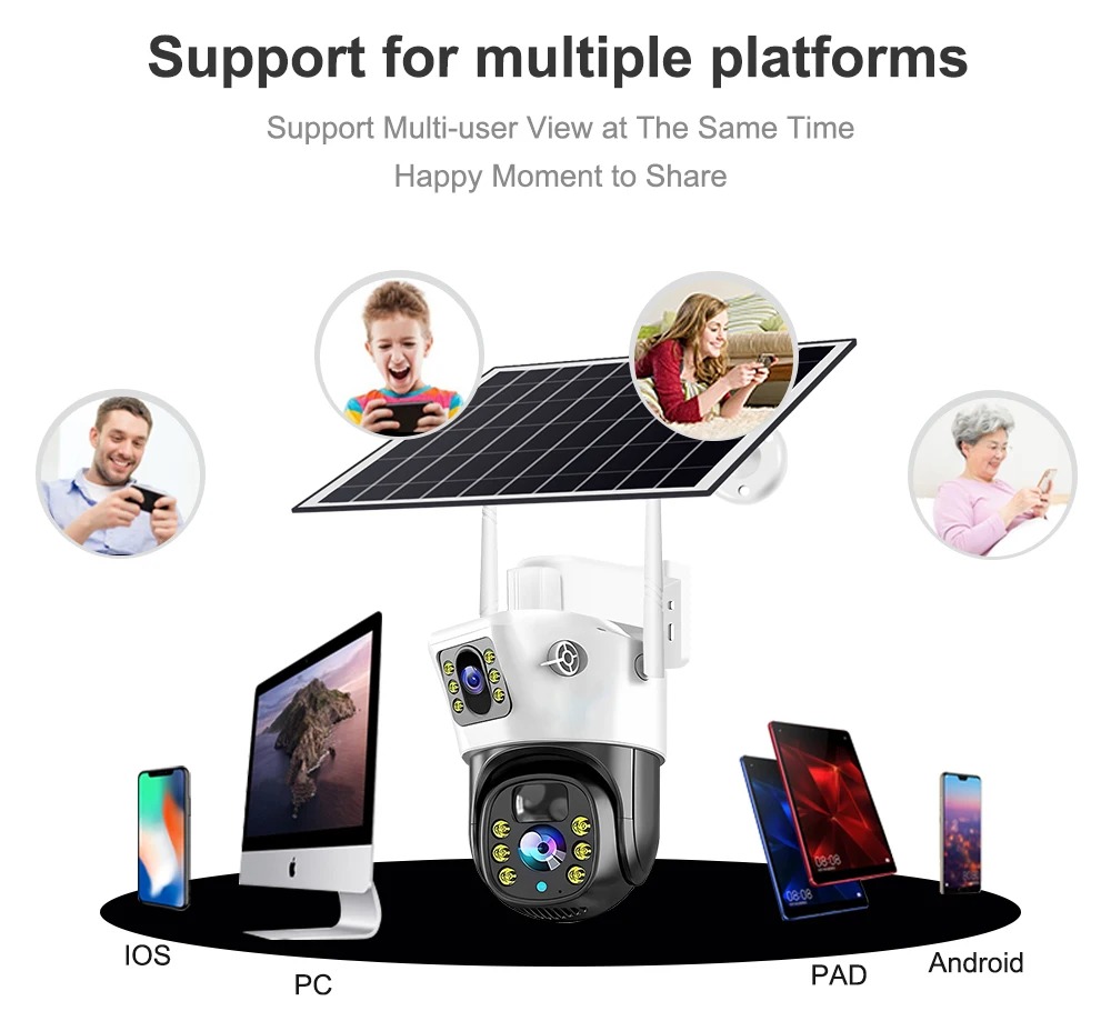 4G / WiFi Solar Camera Dual Le - Panel Power Outdoor ulasan dan harga