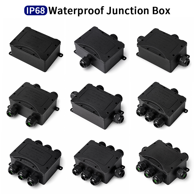IP68 Waterproof Junction Box 2 - Outdoor Power Wire ulasan dan harga