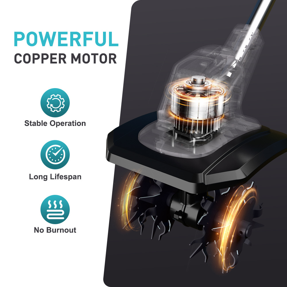 21V Lithium High Power Mini Ti - Garden Tiller Mini ulasan dan harga