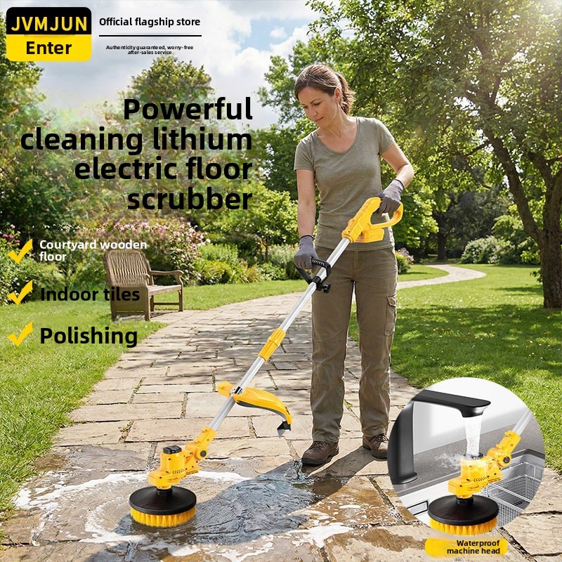 YFY Electric Cleaning Brush Ha - Outdoor Power Brush ulasan dan harga