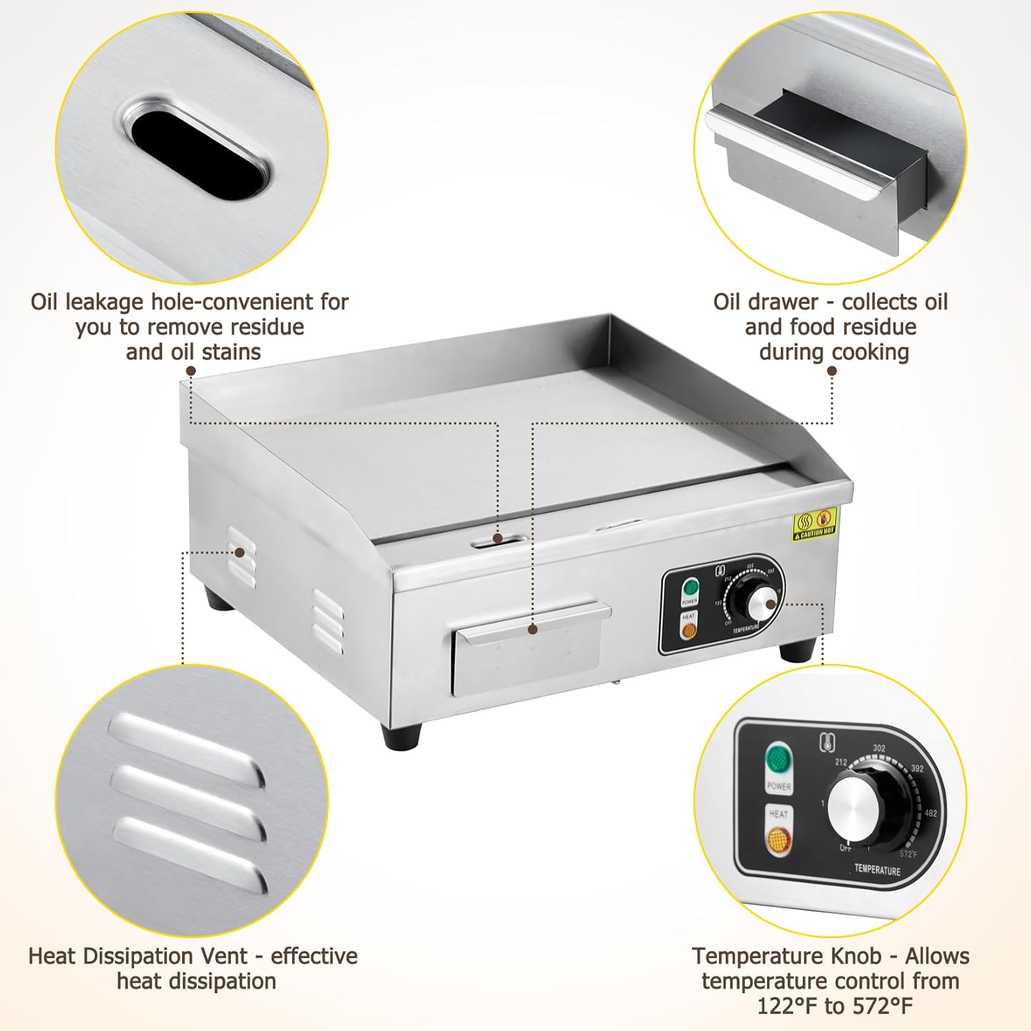 30 Inch Electric Griddle for O - Outdoor Power Grill ulasan dan harga