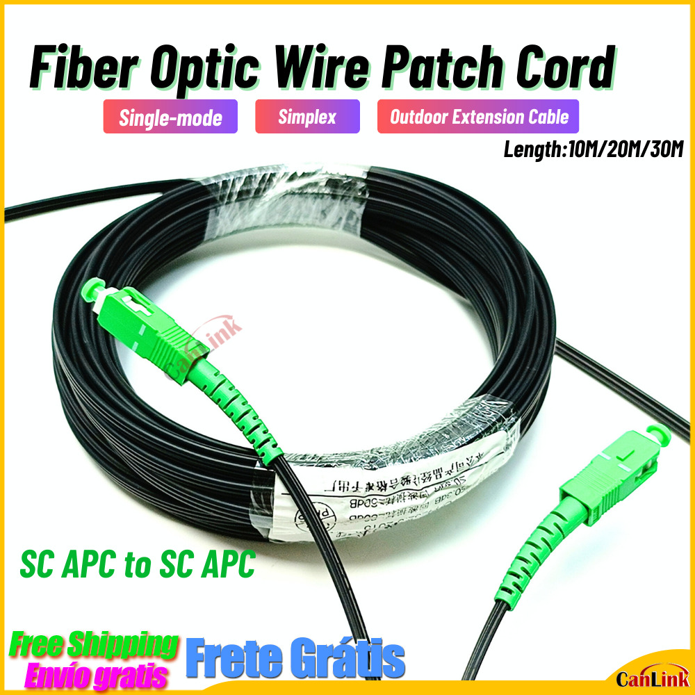 Fiber Optic Wire To APC SC Opt - Extension Cord Outdoor ulasan dan harga