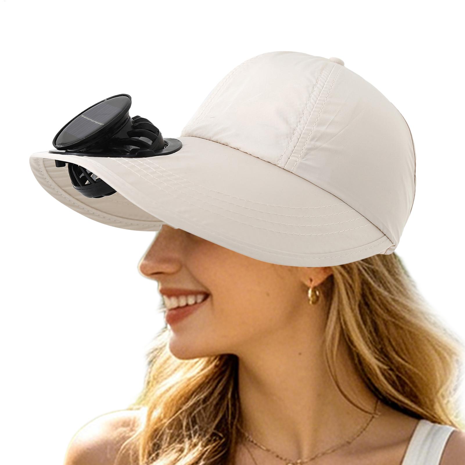 Solar-Powered Charging Fan Cap - Outdoor Power Block ulasan dan harga