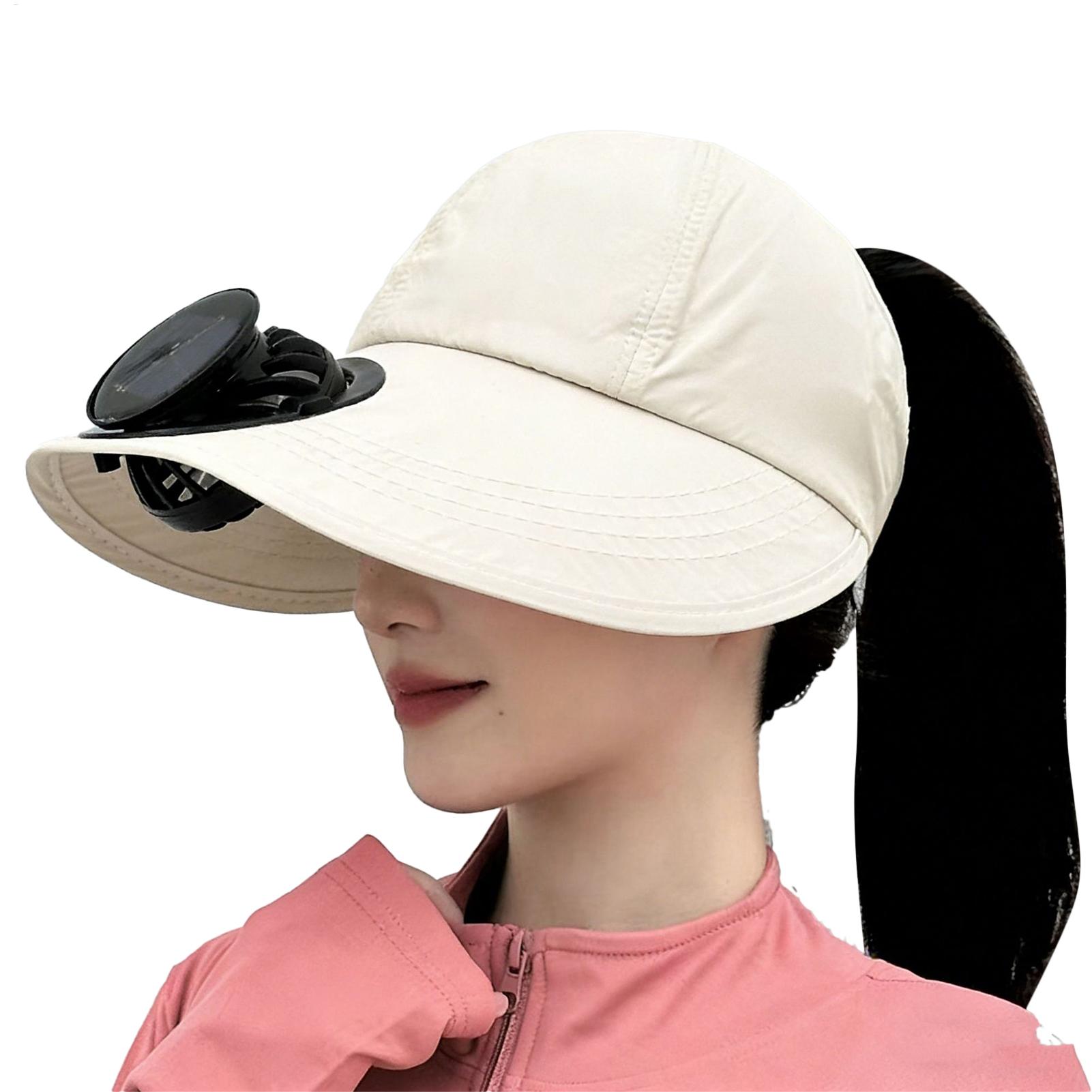 Solar-Powered Charging Fan Cap - Outdoor Power Block ulasan dan harga