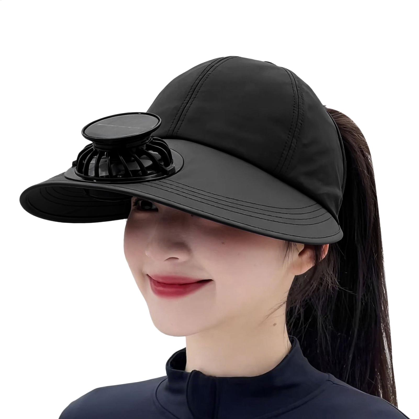 Solar-Powered Charging Fan Cap - Outdoor Power Block ulasan dan harga