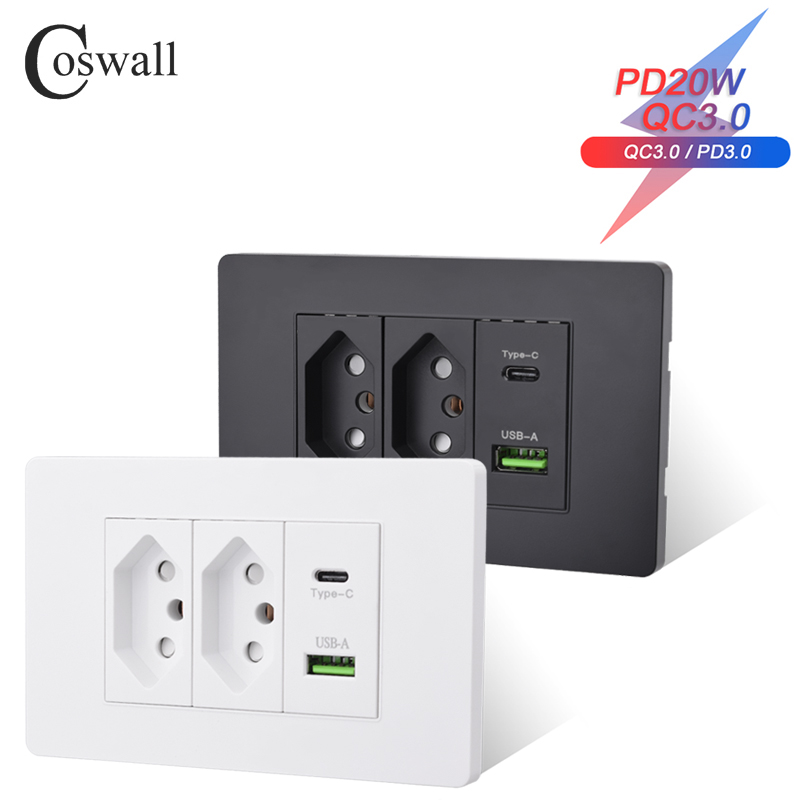 Coswall PC Brazil Standard 20A - Outdoor Usb Power Strip ulasan dan harga