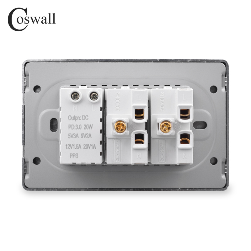 Coswall PC Brazil Standard 20A - Outdoor Usb Power Strip ulasan dan harga