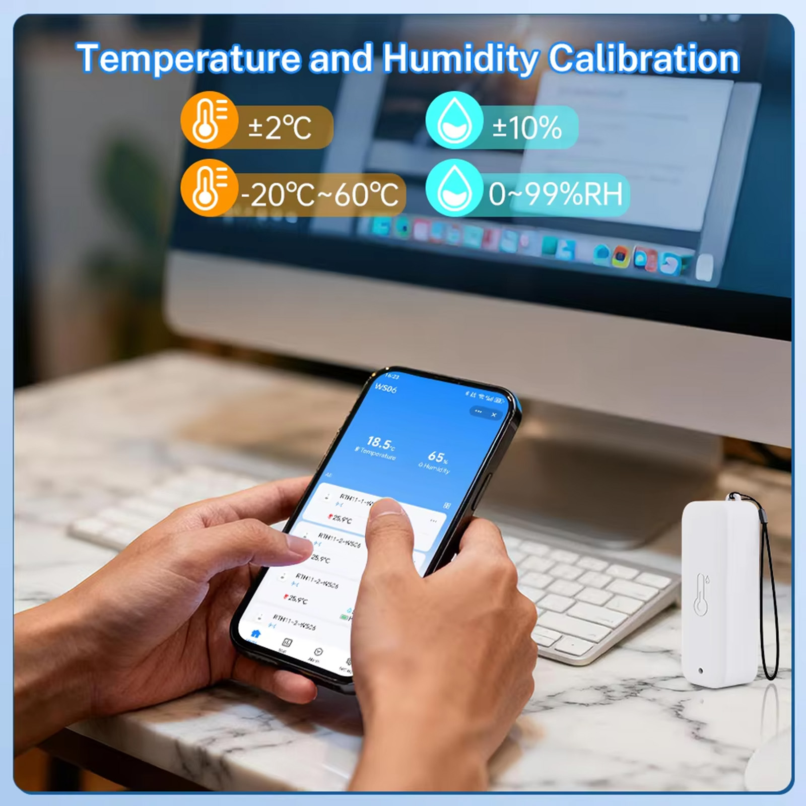 Tuya WiFi+RF433 Weather Statio - Outdoor Power Meter ulasan dan harga